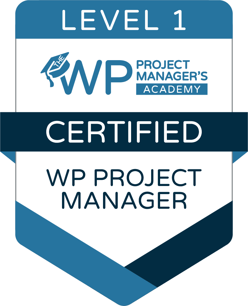 WP Project Manager Certification Badge